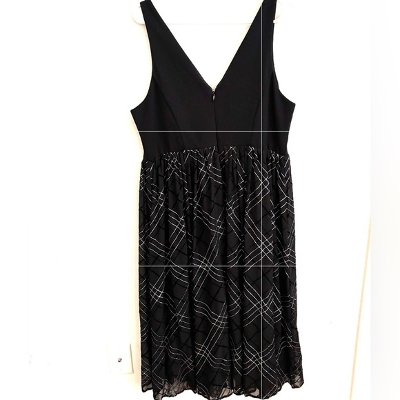 Torrid Dress Black Whimsigoth Fairy Grunge Sz 14 Mesh Plaid Midi Flowy Babydoll - Picture 3 of 10